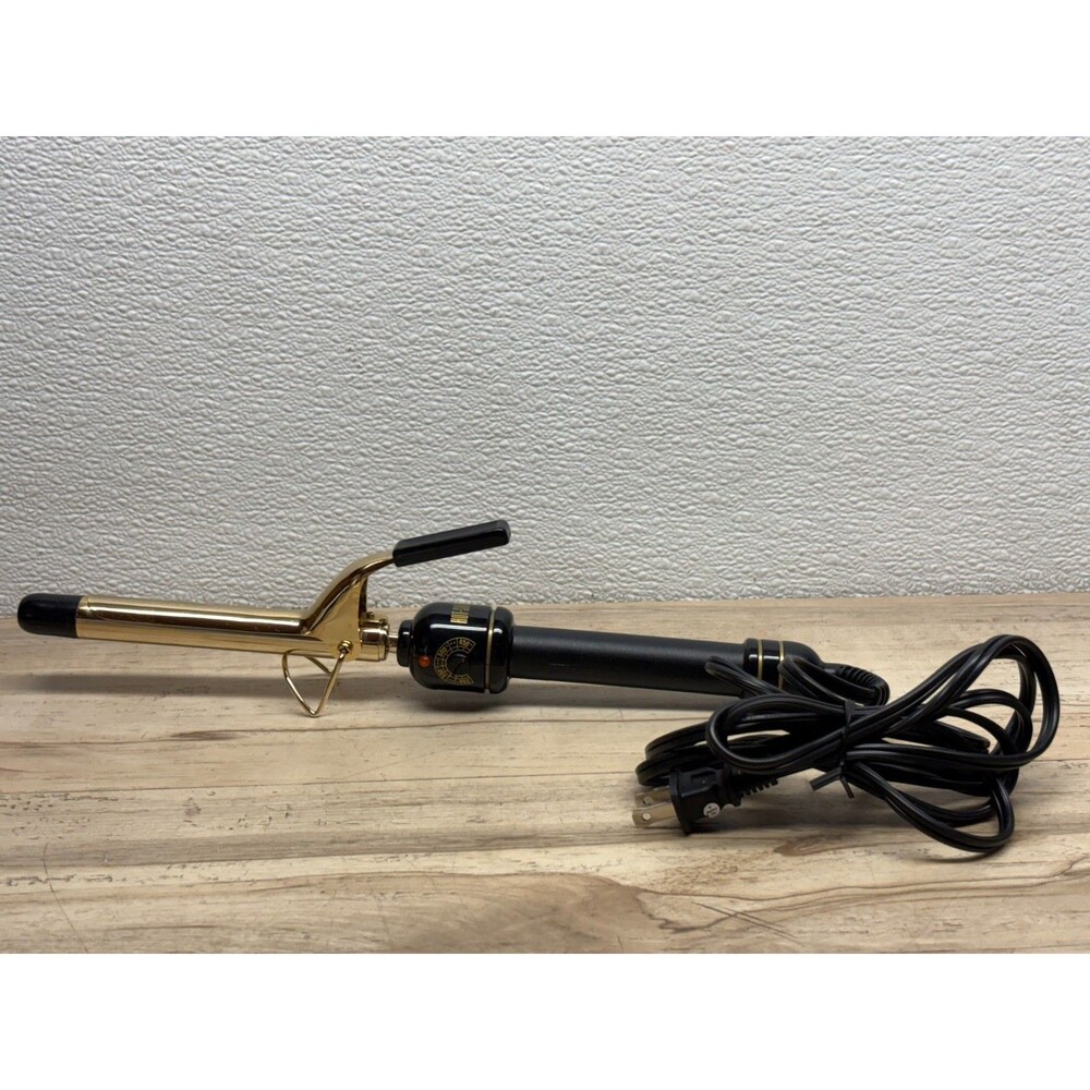 Intertek Hot Shot Tools 24K Gold Curing Iron 3/4" Gold Barrel & Black Handlel